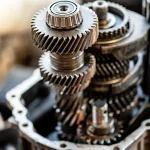 Close-up of intricate transmission gears and components, representing expert Transmission Repair Altamonte Springs services focused on precision and reliability.